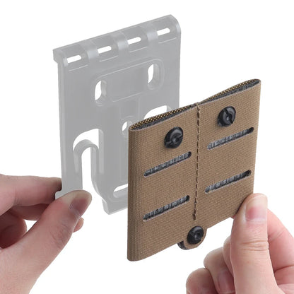 Tactical MOLLE M System Mounting Adapter - Quick Release Accessory Adapter for Hunting & Shooting Magazine Pouches