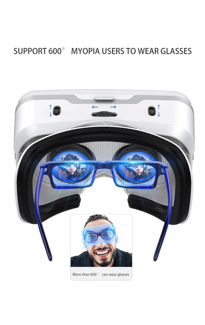 Shinecon 3D VR Glasses – Virtual Reality Headset with Controller for Smartphone Gaming