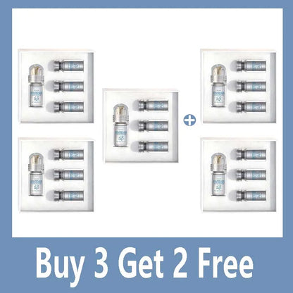 Hyaluronic Acid Face Serum Set - Moisturizing Anti-Wrinkle Facial Treatment with Roller Microneedle Tool