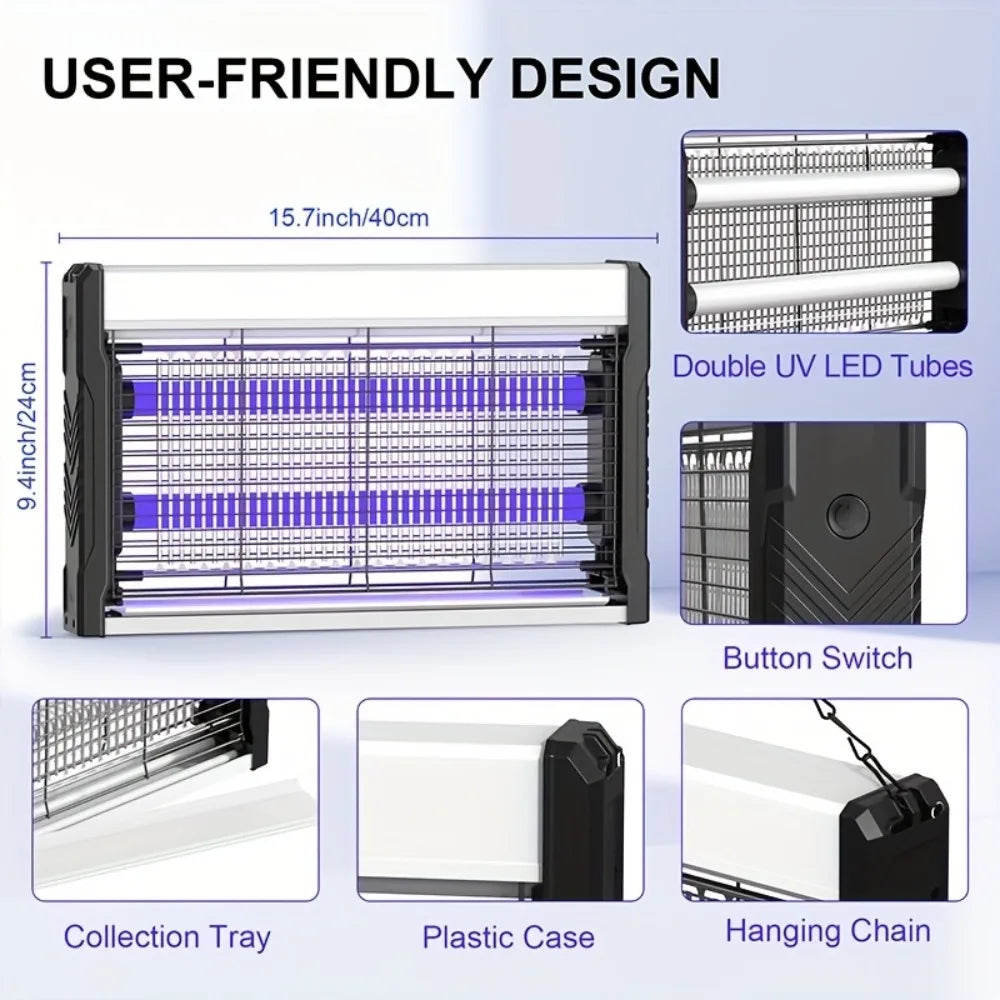 USB Mosquito Killer Lamp - UV Electric Insect Trap for Home, Hotel & Outdoor Fly Control