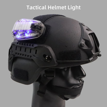 BOOIU Tactical Helmet Light – LED IR/Strobe IFF Signal Flashlight for Outdoor Sports and Survival