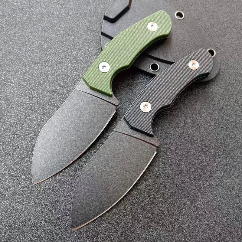 High Hardness Fixed Blade Knife - Portable Outdoor Camping Survival Knife with Sheath