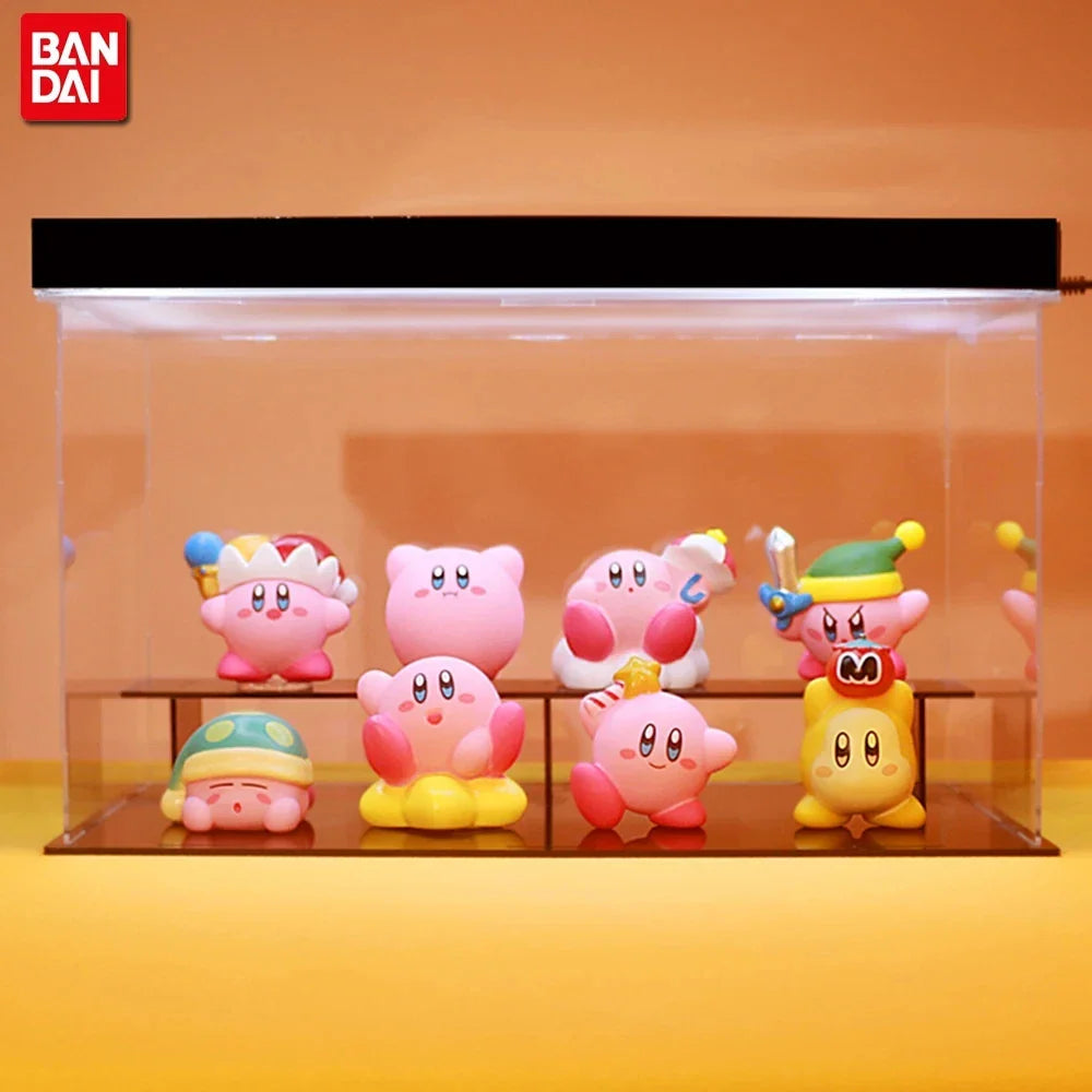 8pcs Kirby Anime Figure Set – Cute Pink Mini Figures for Kids’ Collectible Toys & Gifts