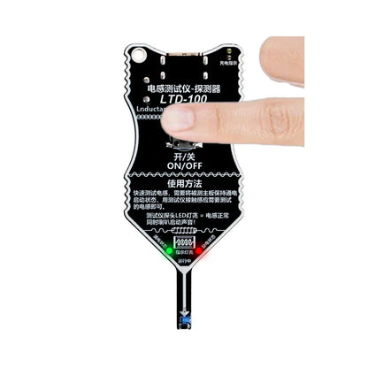 LTD-100 Inductance Tester - Motherboard Coil Detection Tool for PC Repair and Electromagnetic Circuit Testing