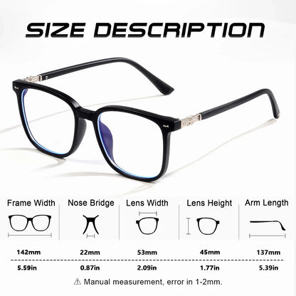 CRIXALIS Anti Blue Light Glasses - Fashionable Computer & Phone Protection Eyewear for Men and Women