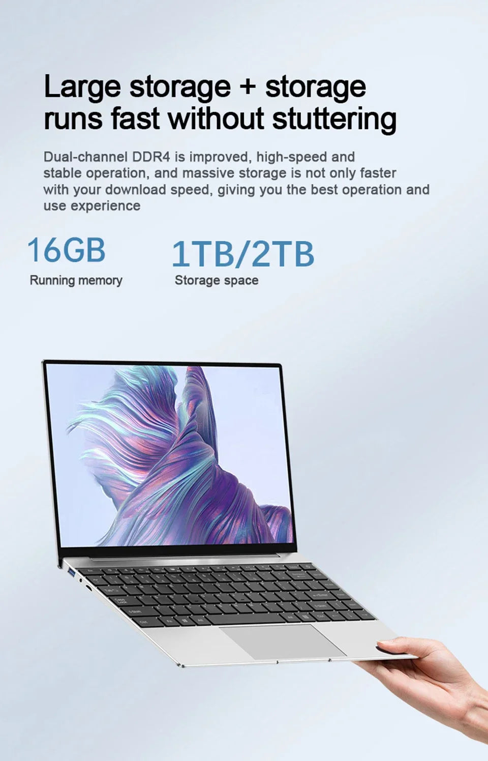 14.1" Portable Windows 11 Pro Laptop — Intel Core i9, 16GB RAM, 1TB/2TB SSD, HD Screen Gaming PC