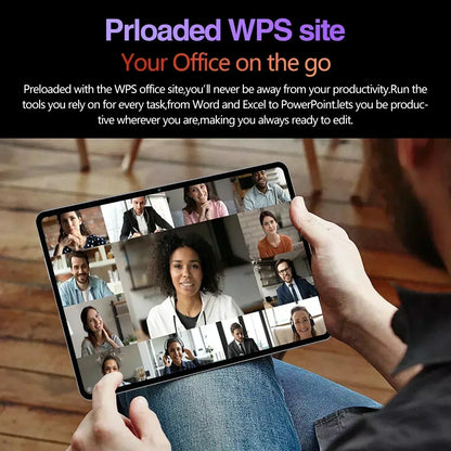 New7S Pro 2025 Tablet – Snapdragon 8 Gen 2, 4K Screen, 22GB RAM, 2TB Storage, Android 14, Dual-Mode 5G & Wi-Fi, 20000mAh Battery