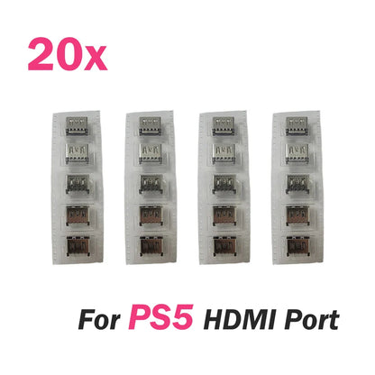 PS5 HDMI Port Replacement Socket – Compatible Connector for PS5, PS5 Slim & PS5 Pro (10/20/50PCS)