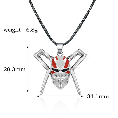 Bleach Ichigo Kurosaki Keychain Necklace - Anime Cosplay Pendant Charm for Men & Women Backpack Jewelry Gift