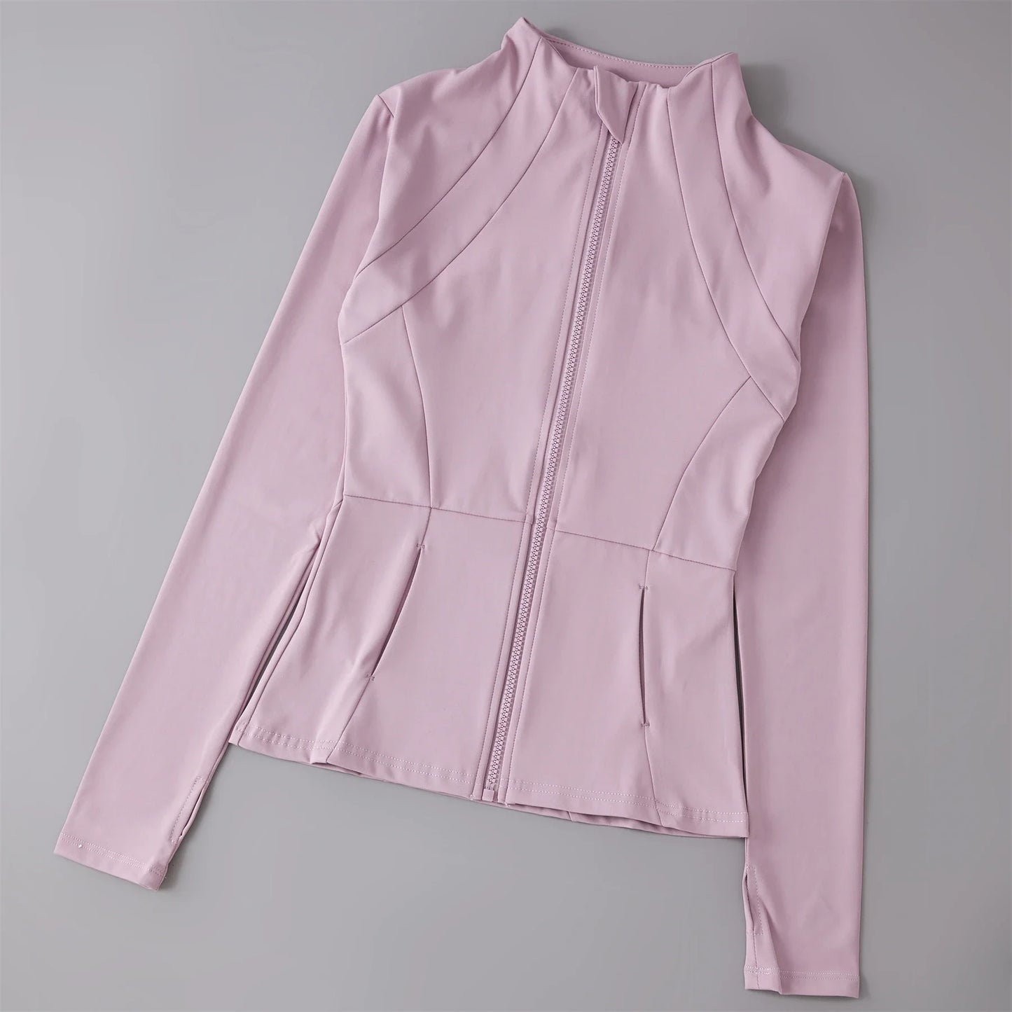 Women’s Yoga Windbreaker Jacket – Long Sleeve Sports Sweatshirt Running Workout Top Activewear Gym Sportswear
