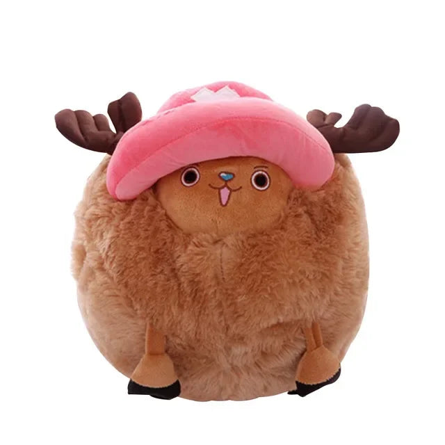 Tony Tony Chopper Plush Pillow - 35CM One Piece Soft PP Cotton Doll Cushion Toy and Hand Warmer