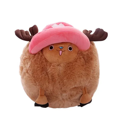 Tony Tony Chopper Plush Pillow - 35CM One Piece Soft PP Cotton Doll Cushion Toy and Hand Warmer