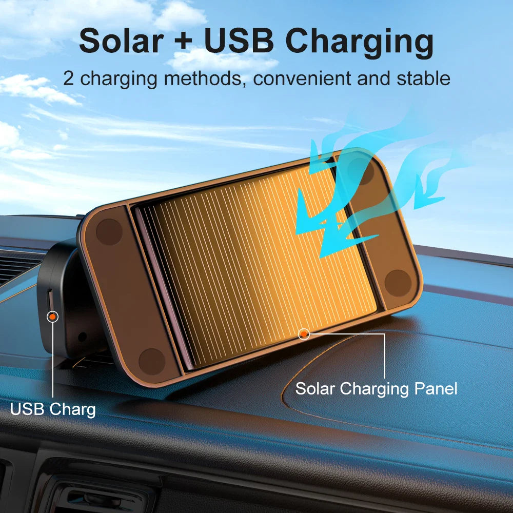 Solar Car TPMS Tire Pressure Monitoring System – External Sensors for 4 Wheels Tyre Pressure Detection