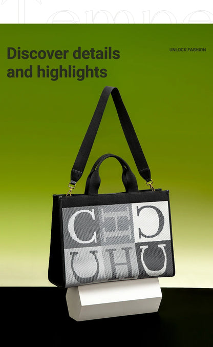 CHCH Women's Shopping Bag 2025 – New Eco-Friendly Flyknit Simple Mommy Bag