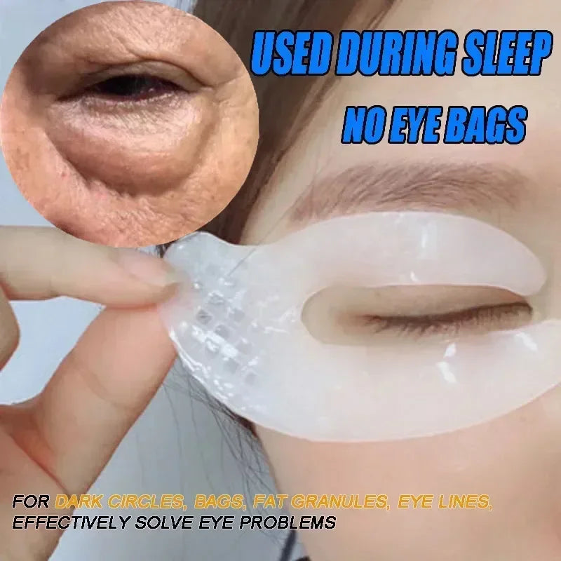 Collagen Eye Mask – Wrinkle Removal, Firming & Moisturizing Patches with Hyaluronic Acid for Smooth Eye Skin