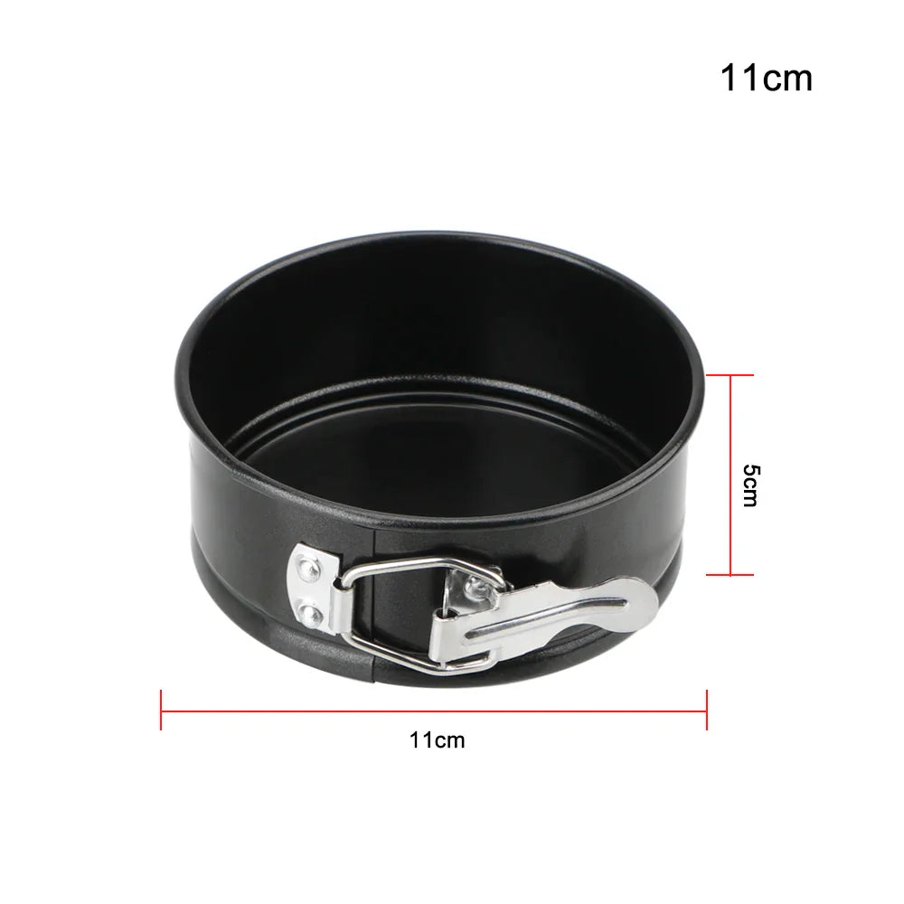 Removable Bottom Round Cake Pan – Carbon Steel Non-Stick Bakeware for Baking Cakes