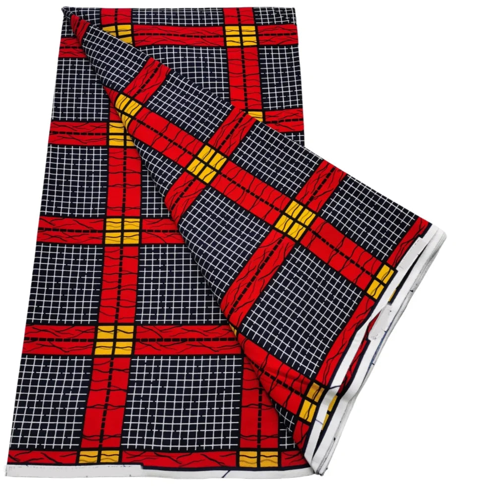100% Cotton Real Wax Ankara Fabric - 2026 African Print Wedding Dress Sewing Fabric