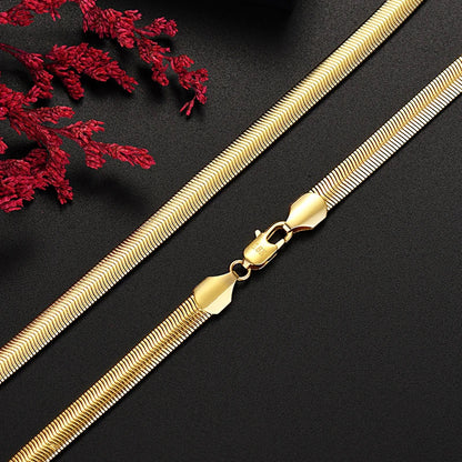 1MM 925 Sterling Silver Snake Chain Necklace – High-Quality Fashion Jewelry for Men & Women