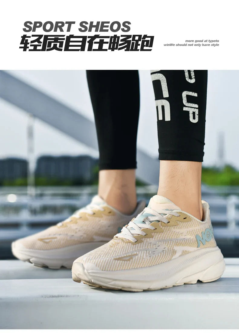 Men's Sports Running Shoes - Carbon Plate Marathon Sneakers, Lightweight & Breathable Athletic Shoes for Women
