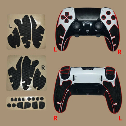 PS5 Edge Controller Grip Sticker - Anti-Slip Dustproof Protective Gamepad Skin