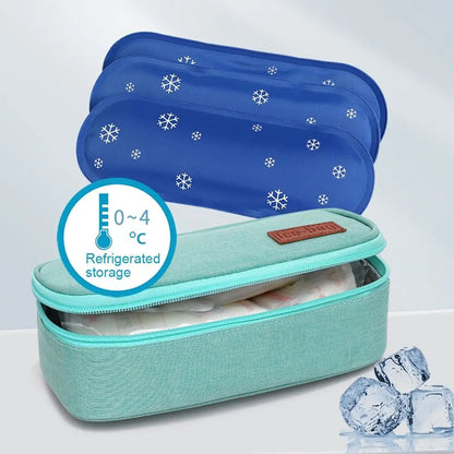 Insulin Cooling Bag for Diabetes – Waterproof Oxford Medical Cooler, Diabetic Pocket Pill Protector & Drug Freezer