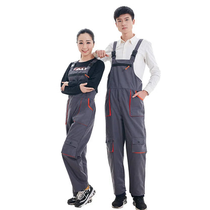 Work Coverall Uniform - Unisex Welding Suit for Mechanics, Car Repair & Workshop Protection