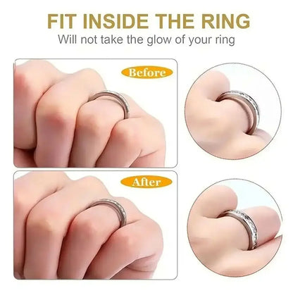 4PCS Ring Size Adjuster - Colorful EVA Sizing Pads for Loose Rings & Jewelry Fit Correction