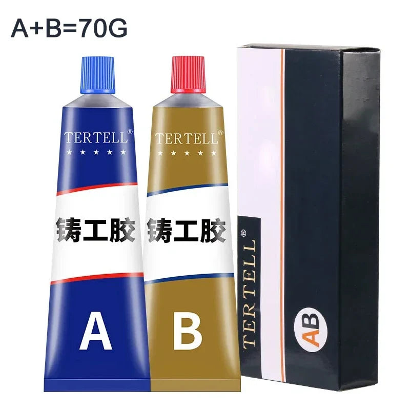 AB Type Super Strong Glue – Waterproof Metal Repair & Sealant for Casting, Welding, and Roof Waterproofing