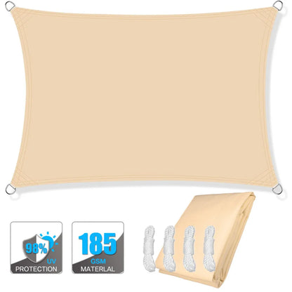 Waterproof Sun Shade Sail Canopy - UV Block Outdoor Patio Garden Backyard Awning Privacy Shelter