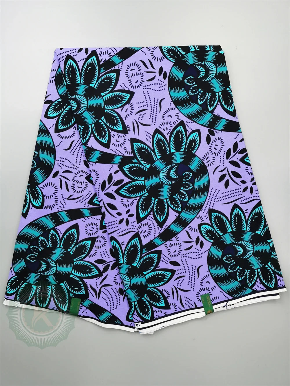 African Wax Fabric - Cotton Nigerian Ankara Batik Block Print Sewing Cloth
