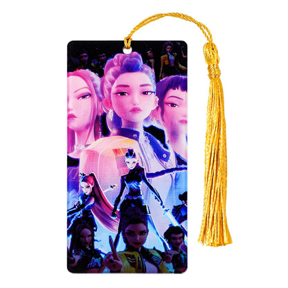 KPop Demon Hunters Huntrix Cartoon Bookmarks – Cute Anime Stationery for Fans & Students