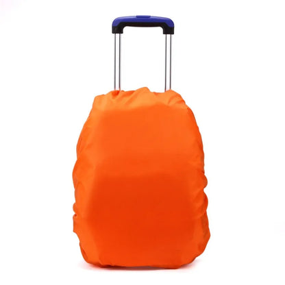 Children's Waterproof Backpack Rain Cover with Safety Light - 35L, for Night Cycling, Camping and Hiking