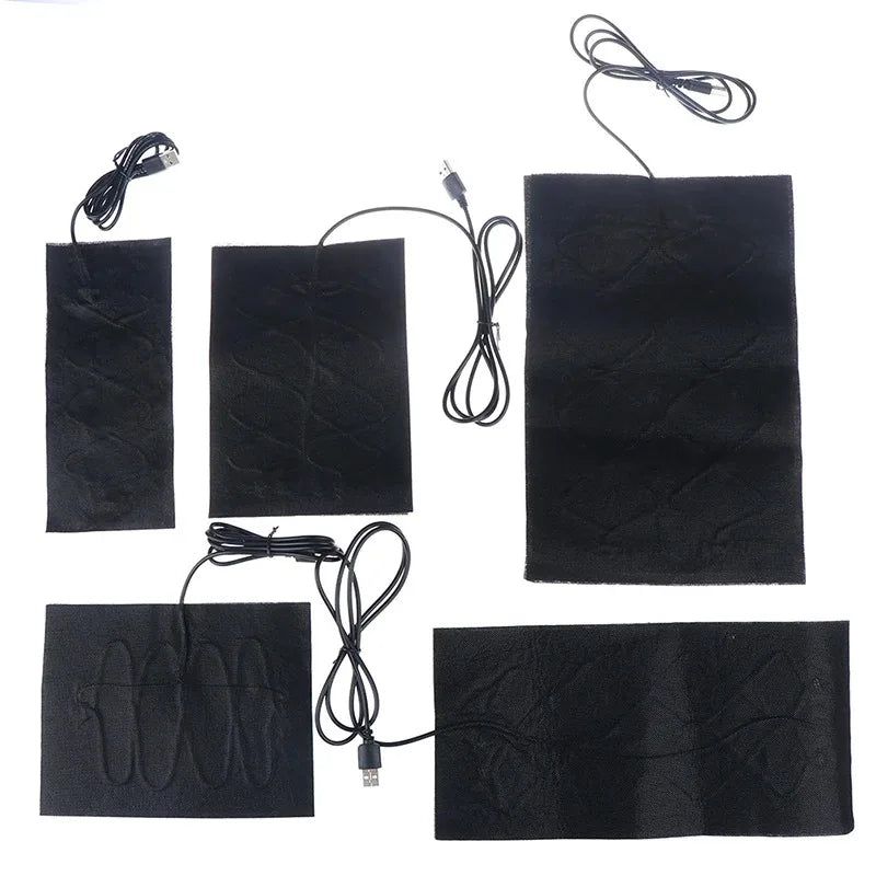 USB Far Infrared High-Temperature Heater – Carbon Fiber Electric Waist & Knee Heating Pad