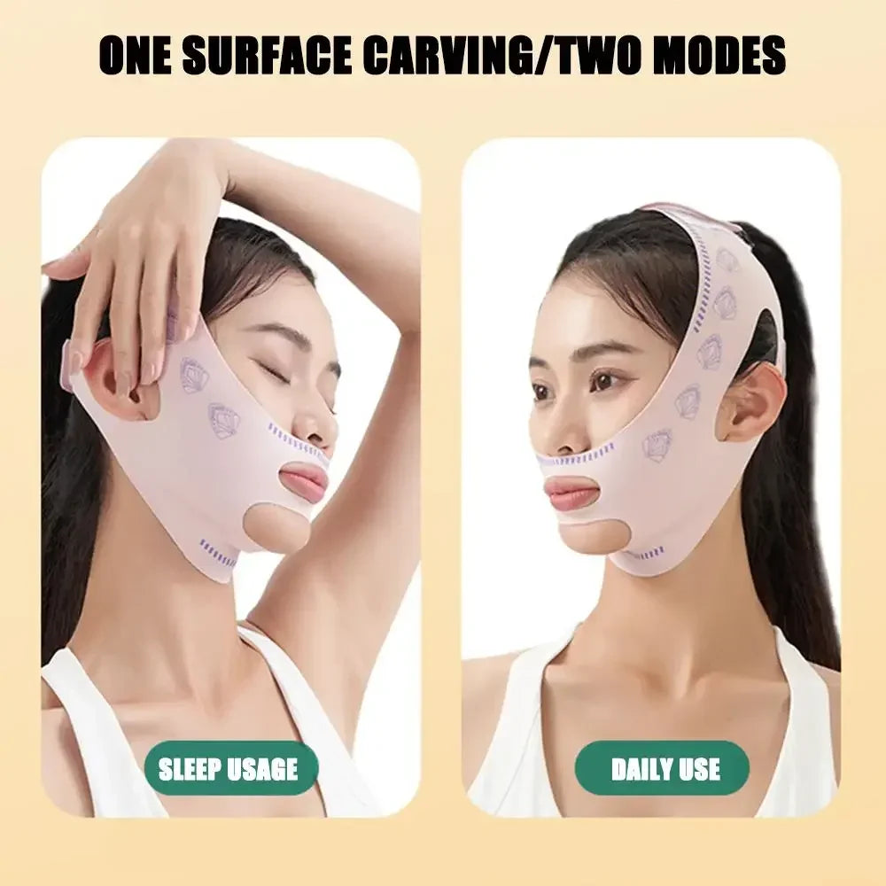 V-Line Face Slimming Mask - Chin & Cheek Lifting Strap for V-Shaped Contouring