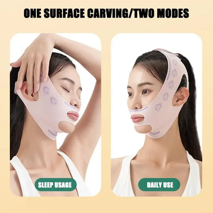 V-Line Face Slimming Mask - Chin & Cheek Lifting Strap for V-Shaped Contouring