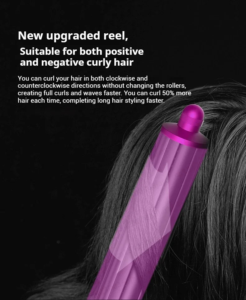Upgraded Automatic Curling Nozzle Adapter for Dyson Supersonic Hair Dryer – Nural HD16 HD15 Cylinder Comb Accessory