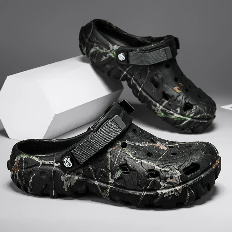 2024 Summer Men’s Sandals – Comfortable Lightweight Non-Slip Flip Flops for Home & Garden