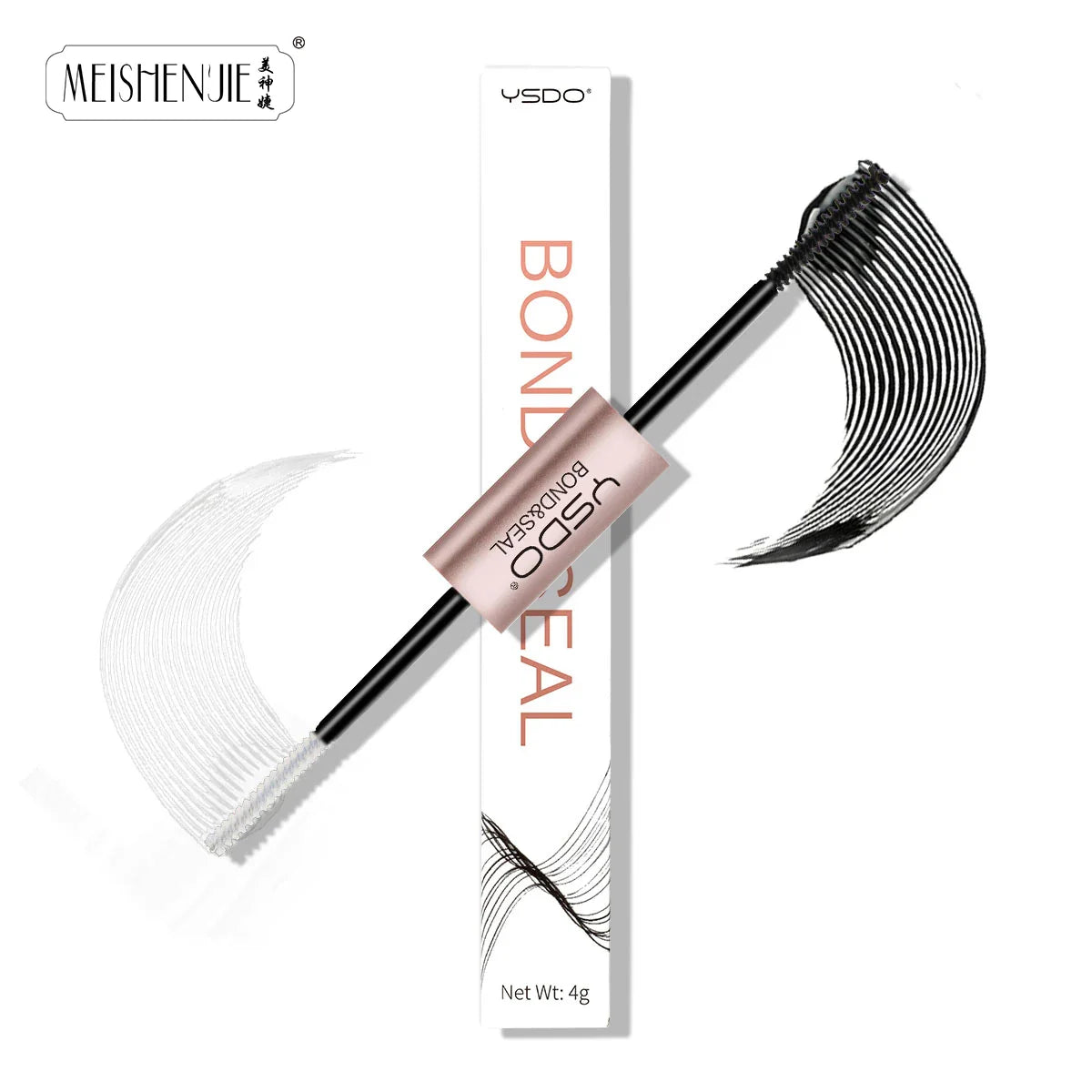 MEISHENJIE DIY Cluster Lash Extension Kit — 120 Bunches Individual Wispy False Eyelashes with Glue & Tweezer
