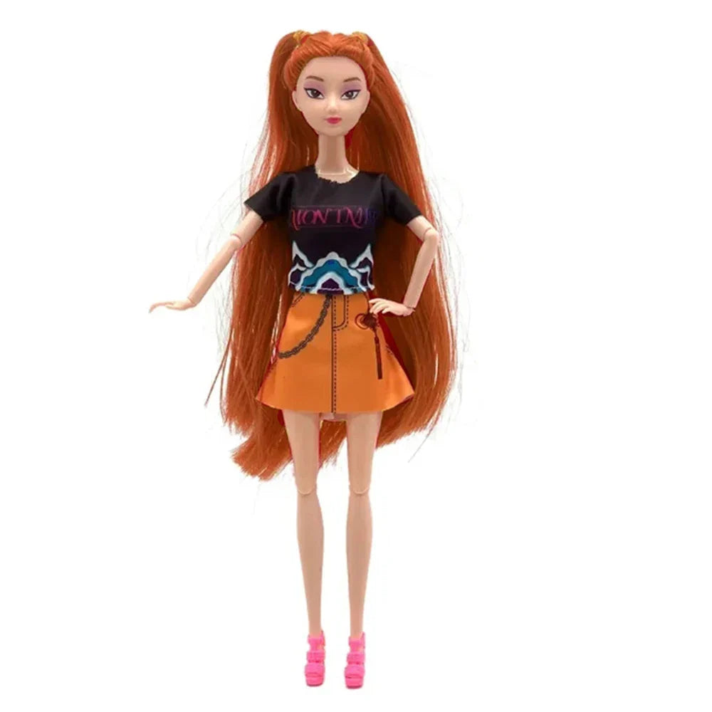 NEW KPop Demon Hunters Action Figure Dolls – Rumi, Mira, Zoey Princess DIY Plastic Toys for Girls