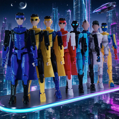3D Printed Invincible Anime Action Figures – Multi-Jointed Superhero Model Toys & Gifts