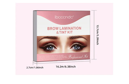Professional Semi-Permanent Brow & Lash Lift Kit – Brow Lamination, Eyelash Perming & Tinting Makeup Set