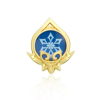 Genshin Impact Sumeru Vision Pins - Anime Character Element Badge Lapel Brooch Collectible Accessories