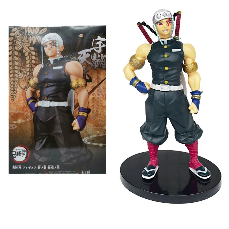 Demon Slayer Anime Figures – Kimetsu No Yaiba Tanjiro Nezuko Zenitsu Inosuke Action Doll Toys