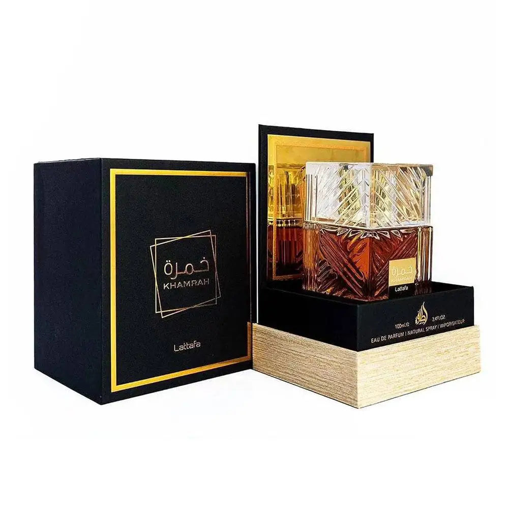 Lattafa Khamrah Qahwa 100ml Eau De Toilette – Unisex Perfume, Middle Eastern Arab Fragrance, Dubai Inspired