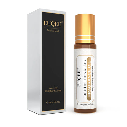EUQEE 10ml Fragrance Oil Roll-On - Long-Lasting Perfume Scent for Diffusers, Burners & Aromatherapy