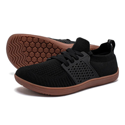 HOBIBEAR Wide Toe Barefoot Shoes – Minimalist Walking Sneakers for Men & Women, Zero Drop Sole, Breathable Mesh