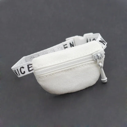 17cm Labubu V1/V2 Crossbody Bag for BJD Dolls – Cute 1/6, 1/8, 1/12 Doll Accessories & Waist Belt Bag Gift