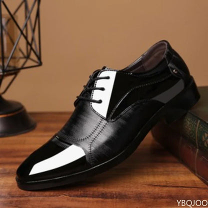 Men's Retro Casual Dress Shoes - Comfortable Versatile Business & Wedding Footwear