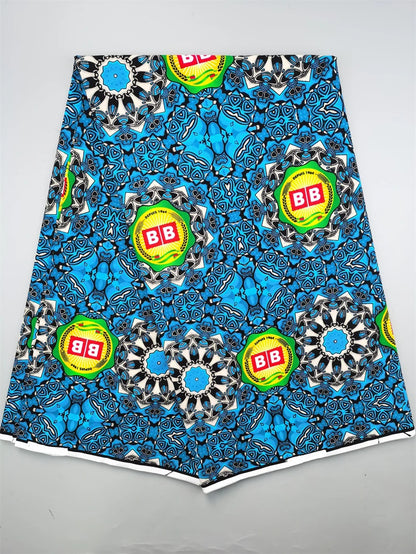 2025 African Wax Fabric - High Quality Cotton Nigerian Ankara Batik Print Material for Sewing & Dresses