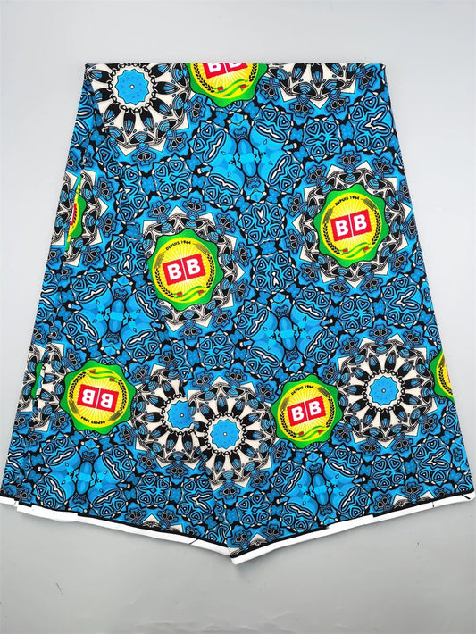 2025 African Wax Fabric - High Quality Cotton Nigerian Ankara Batik Print Material for Sewing & Dresses